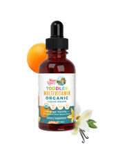 Organic Toddler Multivitamin Liquid Drops With Iron