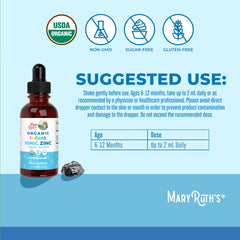 Organic Infant Liquid Zinc