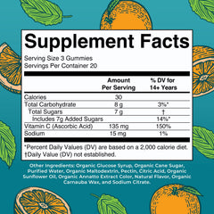 Organic Vitamin C Gummies