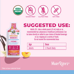 Women's Organic Multivitamin Liposomal Pouches