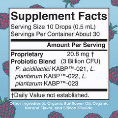 Organic Women's 40+ Precision Probiotic Digestive Liquid Drops