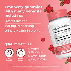 Organic Cranberry Gummies