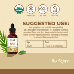 Organic Maca Root Liquid Drops