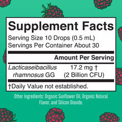 Organic Kids Precision Probiotic Digestive Liquid Drops