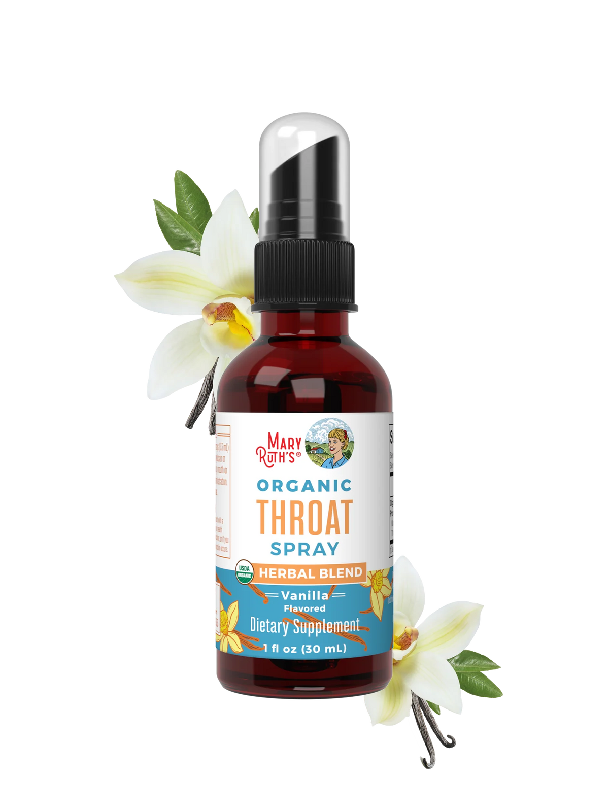 Organic Throat Spray (Vanilla)