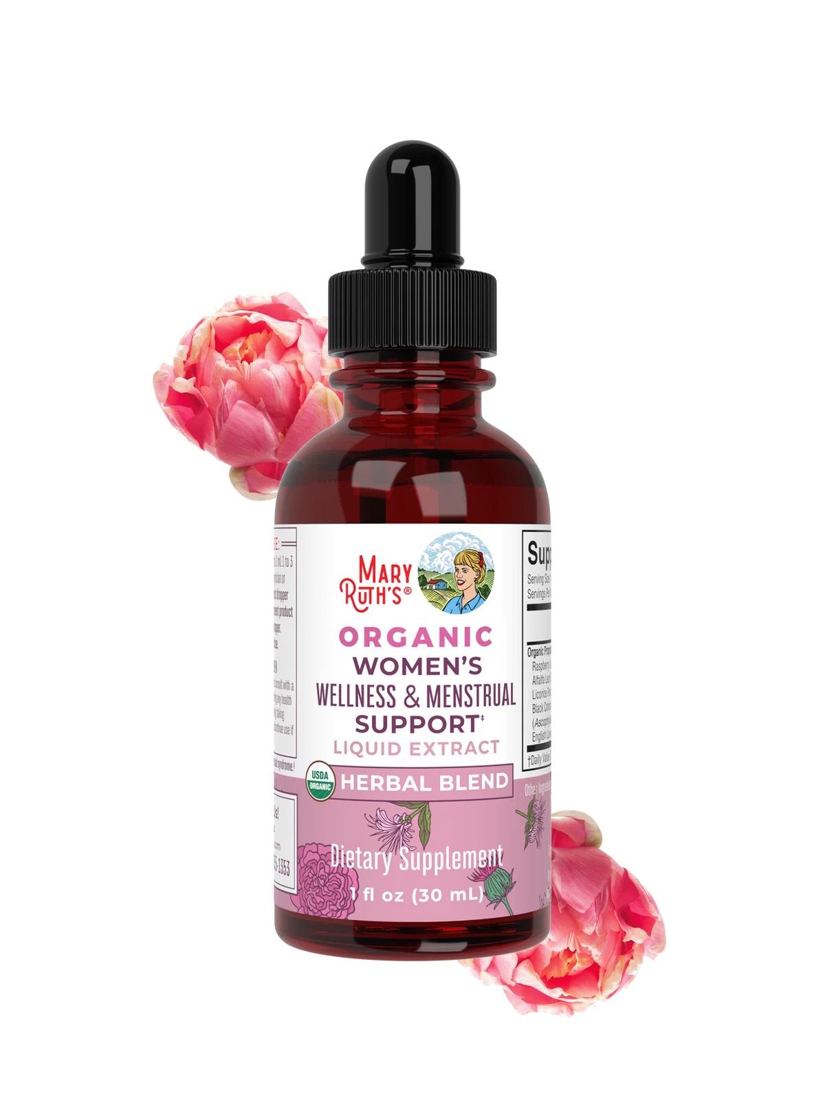 Organic Women's Wellness & Menstrual Support Liquid Drops