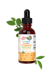 Infant & Toddler Vitamin D3 Organic Liquid Drops